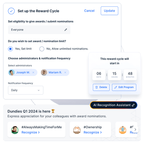 Empuls automated reward cycles