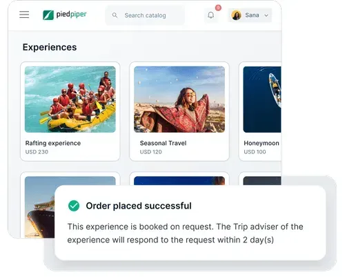 Experience-based gifting