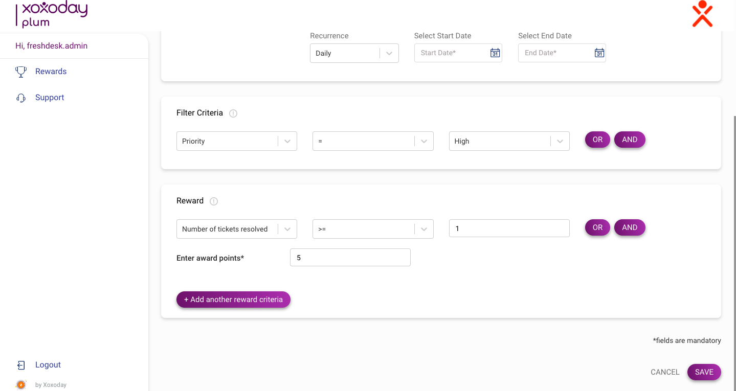 How to use Xoxoday App to Reward your Agents (For Freshdesk Admin), Picture