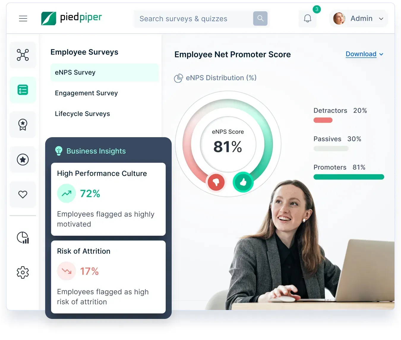 Empower leaders with data and insights
